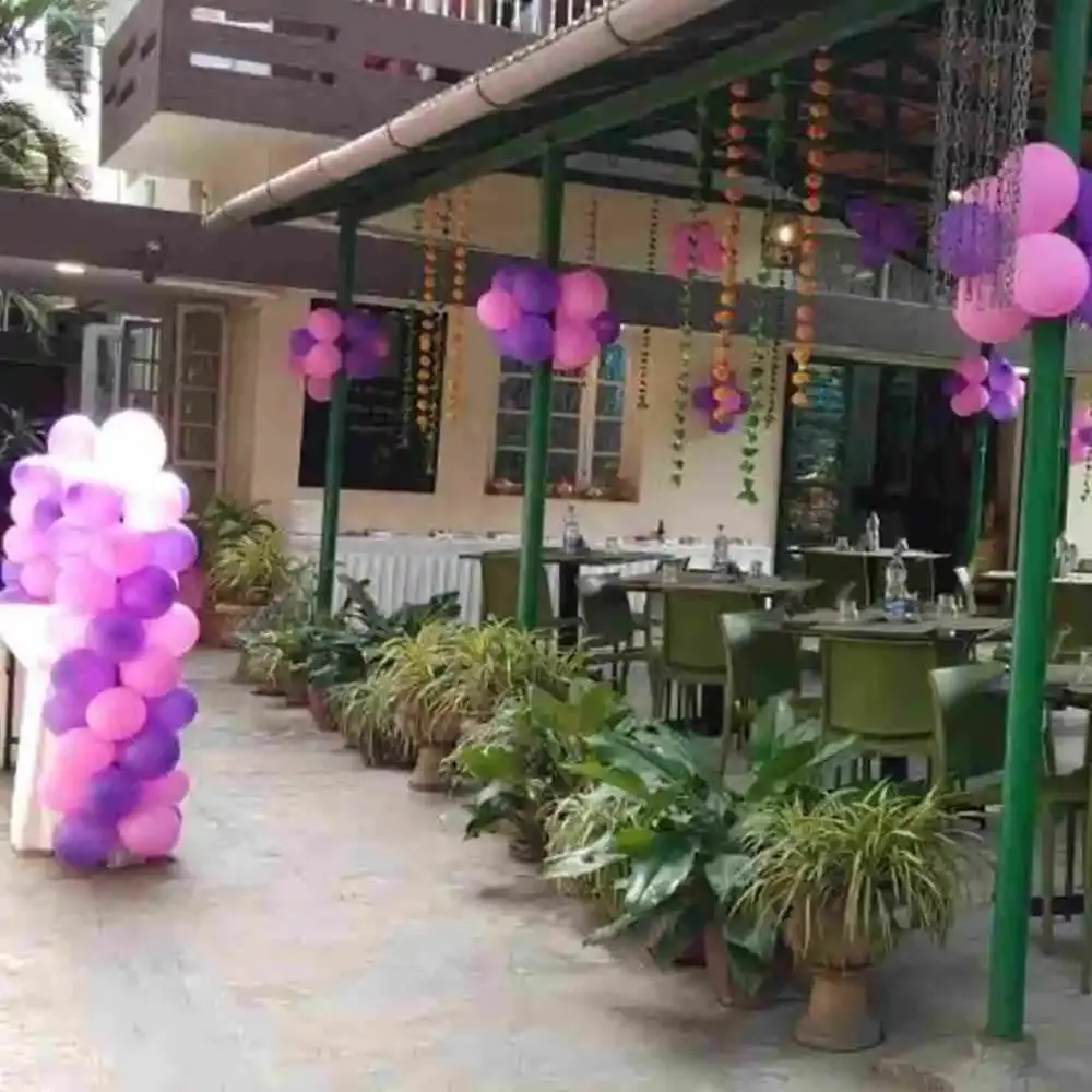 Birthday Decor Themed Purple and Pink Balloon Decoration-For First Birthday